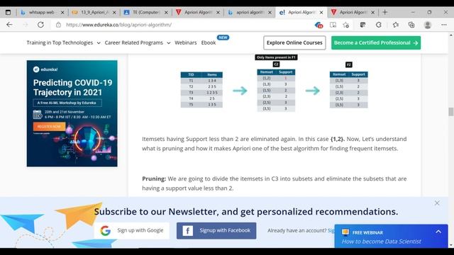 Apriori Algorithm смотреть онлайн