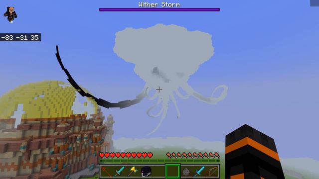 MCSM Wither Storm Story Mode Add-on Wither Storm In Minecraft,EnderFoxBoy MC🦊!!!