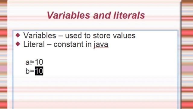 What is Variables and Literals in Java | Java Variables And Java Literals смотреть онлайн