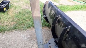 замена крепления на отвале для мотоблока