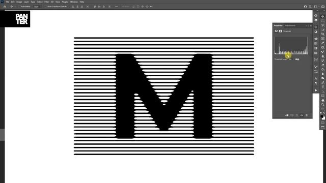 How to Design Halftone Line Letters in Photoshop & Illustrator смотреть онлайн