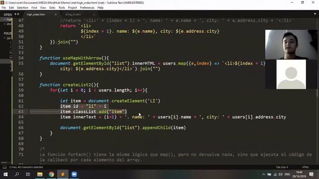 JavaScript - Funciones de Orden Superior 02: forEach() смотреть онлайн