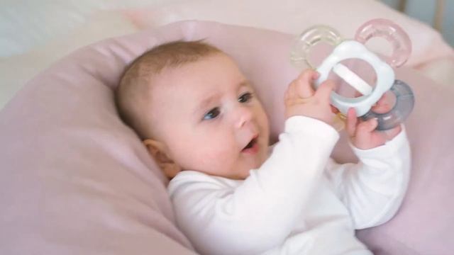 Подушка для беременных из стираного льна | HAPPY BABY