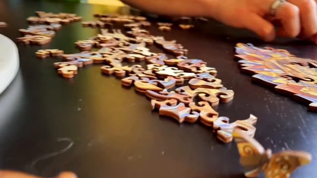 Mighty Lion wooden jigsaw puzzle by Lubiwood смотреть онлайн