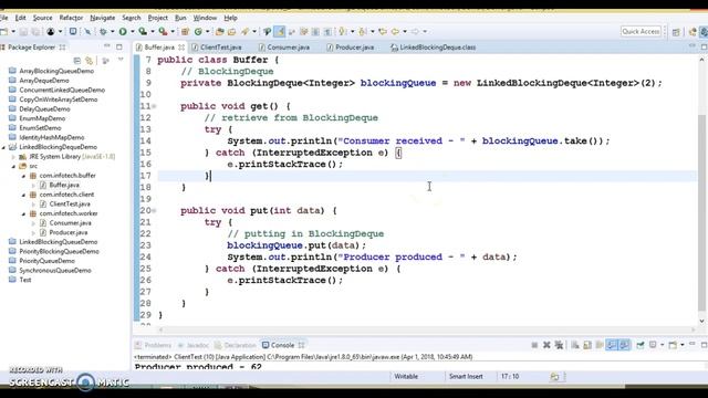 LinkedBlockingDeque in Java | Internal Working of LinkedBlockingDeque in Java смотреть онлайн