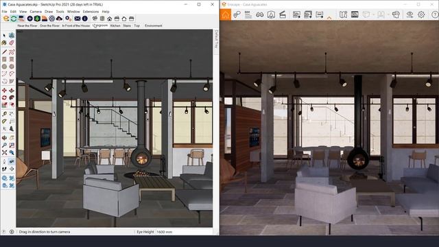 1.1 урок. Ландшафтный дизайн в Enscape3d