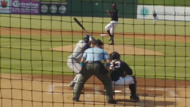 Kannapolis RHP Braulio Ortiz vs. Rome 1B Ronald Luna, 6.16.13 смотреть онлайн