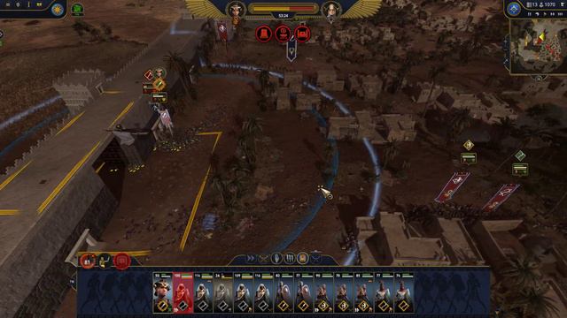 The Siege Battle Situation - Total War: Pharaoh смотреть онлайн