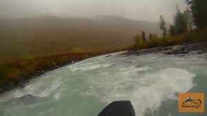Катунь - водный экстрим! Сплав на лодках от подножья горы Белуха. Беловодье на лодках нднд Солар.