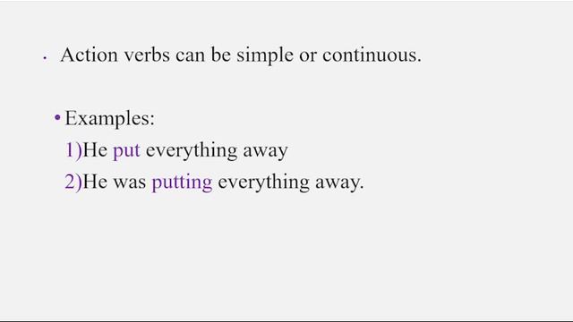 What are state and action verbs | GFX English смотреть онлайн