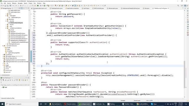 Spring Security Configuration: Custom Authentication, and Password Encoding смотреть онлайн