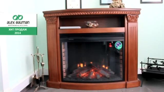 Каминокомплект Alex Bauman Ludovik с широким очагом Vista 33FX смотреть онлайн
