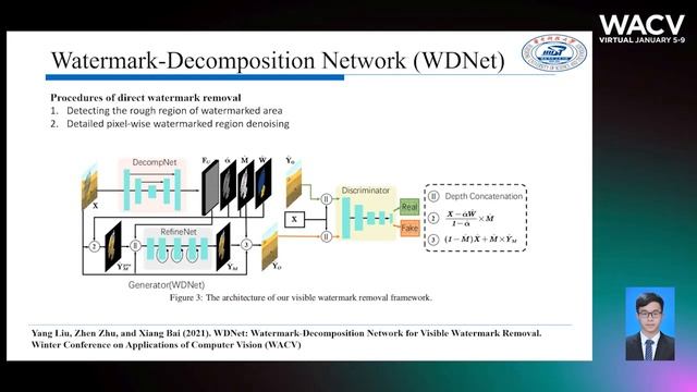 535 - WDNet: Watermark-Decomposition Network for Visible Watermark Removal смотреть онлайн