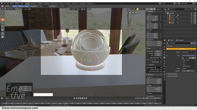 Tutorial Blender español para principiantes - Crear fondos HDRI (enlace a base de datos HDRI) смотреть онлайн