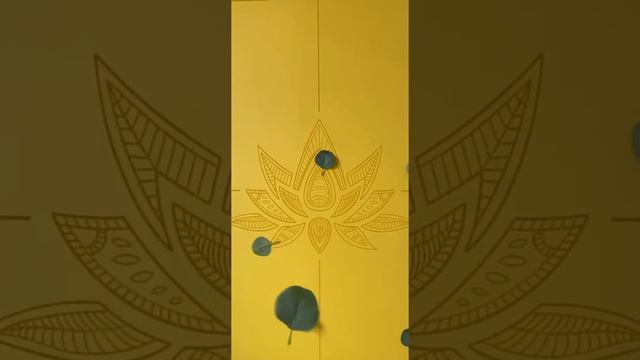 Премиум коврик от Арт Йогаматик - Lotos Yellow смотреть онлайн