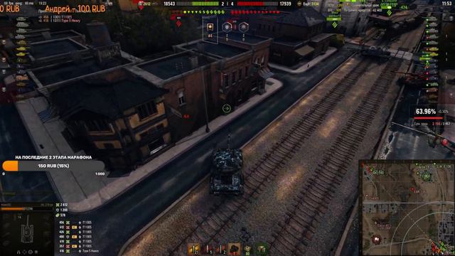 Марафон на первый в игре прем танк IX уровня STRV K смотреть онлайн