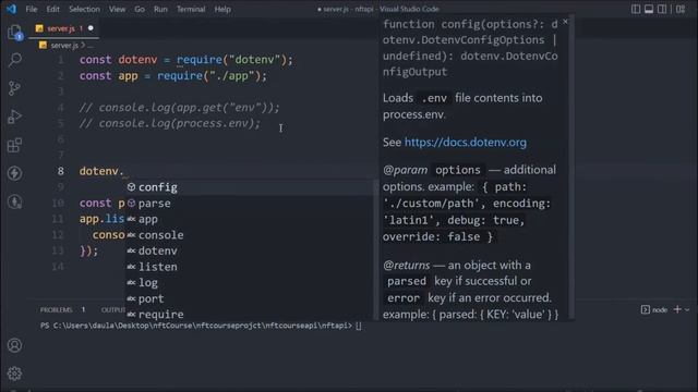 Environment Variables | How To Create And Check Global Environment Variables | Node Js API .env Fil смотреть онлайн