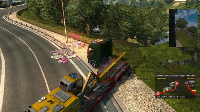 Везу дрова по приказу мафии Euro Truck Simulator 2 смотреть онлайн