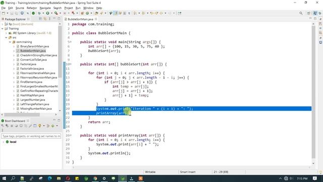 Bubble sort in java | How to do Bubble sort in java | bubble sort implementation смотреть онлайн