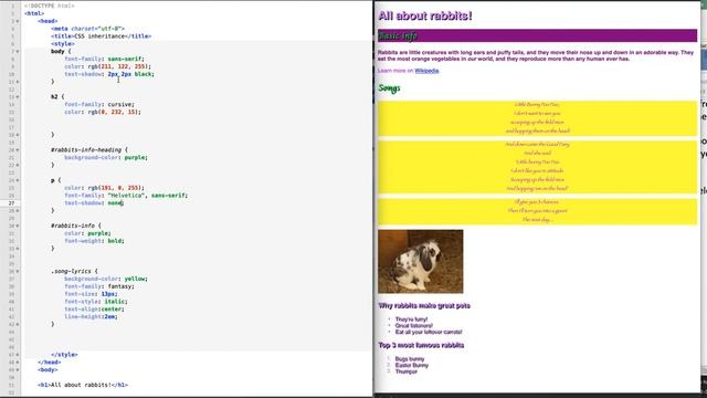 CSS Inheritance смотреть онлайн