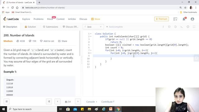 LeetCode 200. Number of Islands [Algorithm + Code Explained ] Graph Traversal Solution смотреть онлайн