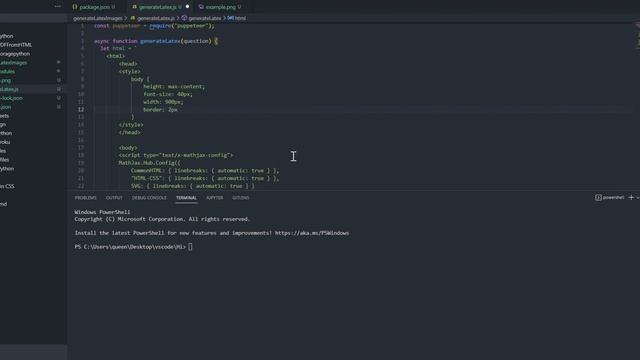 Convert Latex String to Image in Node.JS (Adaptable for Discord bots) смотреть онлайн