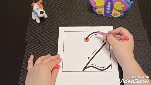 Учимся писать цифру 2 смотреть онлайн