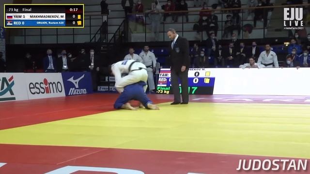 MAKHMADBEKOV (RUS) VS ORUJOV (AZE) | Champions League Paris 2021 смотреть онлайн