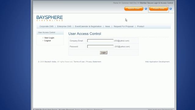 Baytech Web Design | User Manager Demo смотреть онлайн