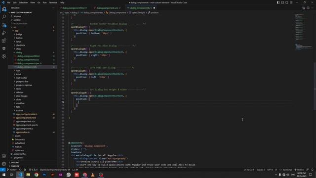 28) Mat Dialog Customize in Angular 15 смотреть онлайн