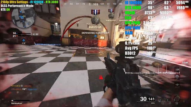 COD: Black Ops Cold War - RTX 3080 + i9 10900K - 1080p, 1440p & 4K - Ultra & Low Settings - DLSS смотреть онлайн