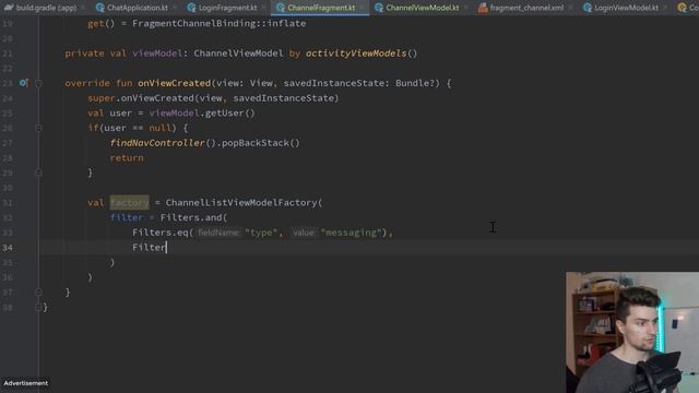 MVVM Chat App with Stream - Displaying Chat Channels - Part 2 смотреть онлайн