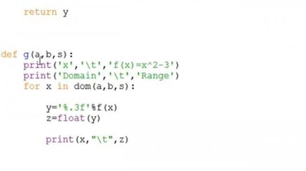 Python Domain and Range advanced part 3