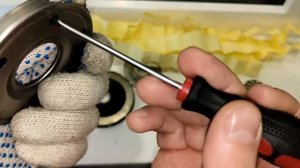 Распил масляного фильтра Салют-Фильтр FOM-2108. Фильтр на ВАЗ (аналог MANN W914/2)