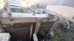 Подпорная стенка своими руками.Первая секция пошла...