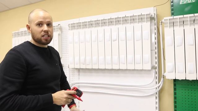 Схемы подключения радиаторов отопления. Практика. смотреть онлайн