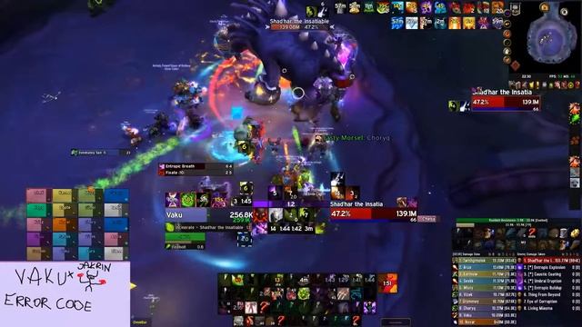 Error Code vs Shad'har the Insatiable Mythic Warlock POV смотреть онлайн