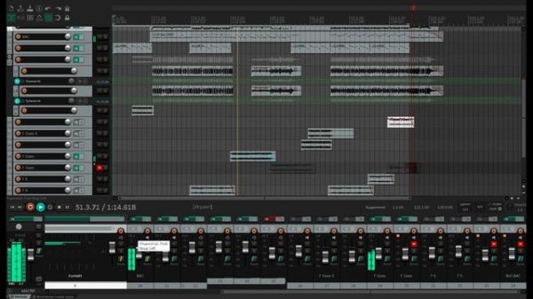 Сведение метал трека в reaper