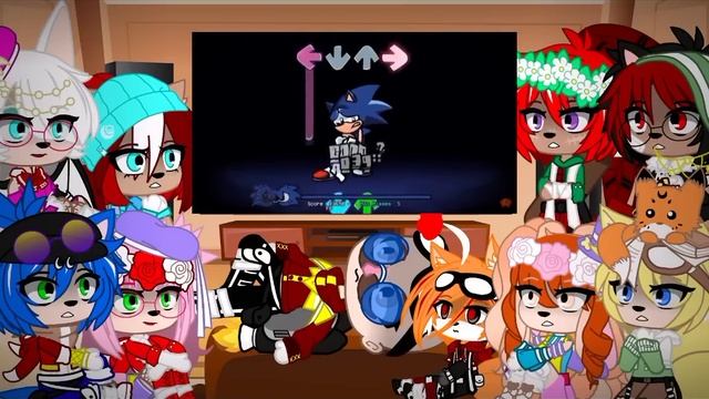 Sonic characters react to FNF VS Sonic.exe restored version(Part 3) смотреть онлайн