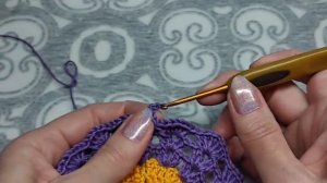 Простая прихватка крючком. МК для начинающих.