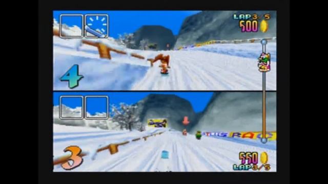 Snowboard Kids 2 player Rookie Mountain Nintendo 64 смотреть онлайн