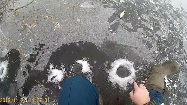 Зимняя рыбалка в Рязанской обл. Открытие сезона 2019 смотреть онлайн