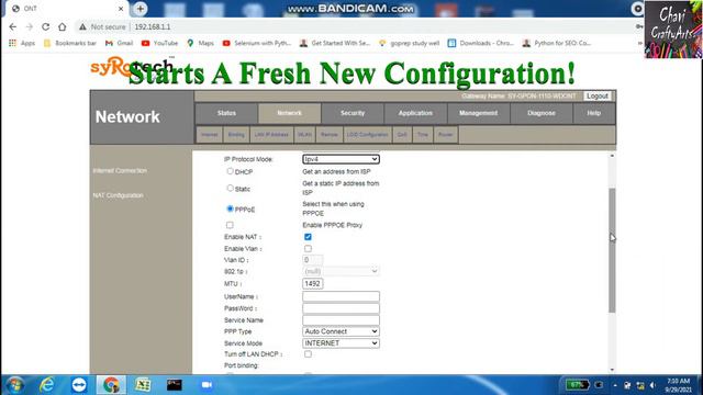 FTTH Internet & WiFi Configuration | BSNL PPPoE & WiFi | FTTH ONU WiFi Setup | BSNL TIP FTTH Setup смотреть онлайн