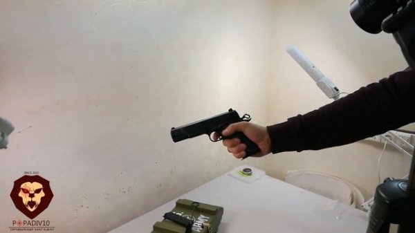 Охолощённый пистолет Colt 1911, Кольт 1911, Курс-С (Видео-Обзор)