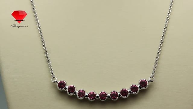 Bije.ru: Подвеска с покрытием белым золотом и розовыми кристаллами Swarovski Brielle (Бриель) смотреть онлайн