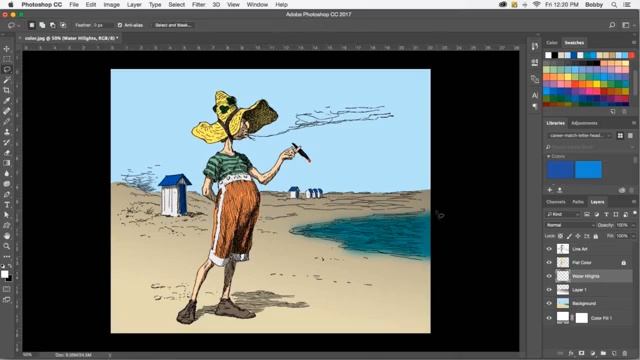 LEARN CUT, COPY, PASTE in Adobe Photoshop part - 2. 18 смотреть онлайн