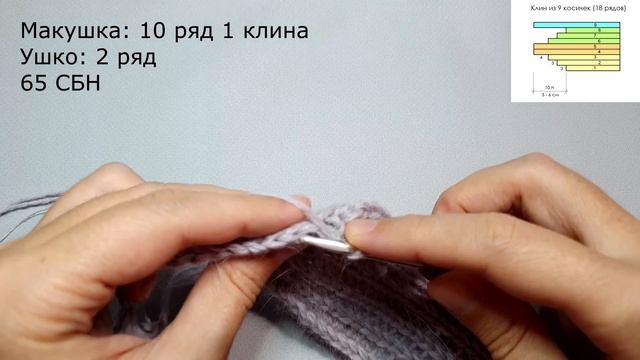 Лучший мастер-класс! ШАПКА-УШАНКА КРЮЧКОМ! Вязание крючком для начинающих смотреть онлайн