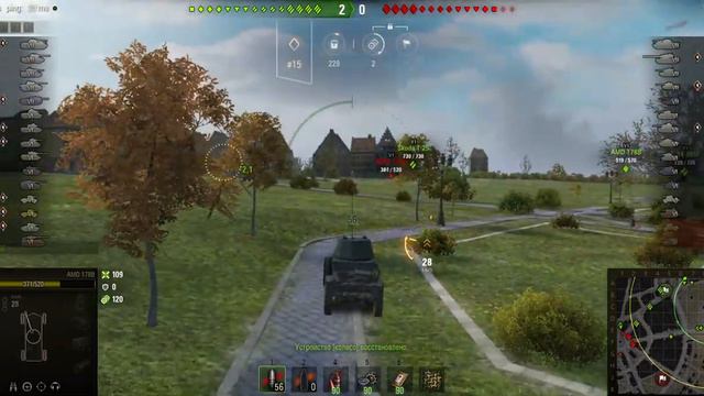 WoT Колесная техника AMD 178B смотреть онлайн