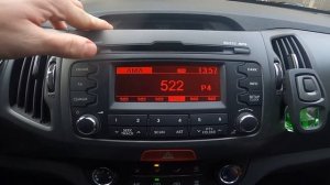 How to Change Radio Frequency in Kia Sportage III ( 2010 – 2016 ) | Switch Between AM/FM