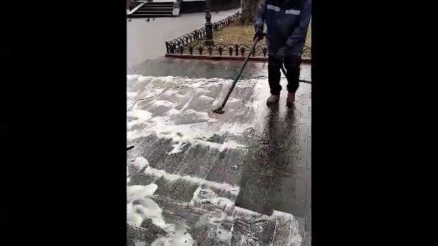 Замывка тротуарной плитки смотреть онлайн